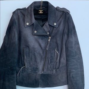 DIESEL lamb skin leather jacket size S